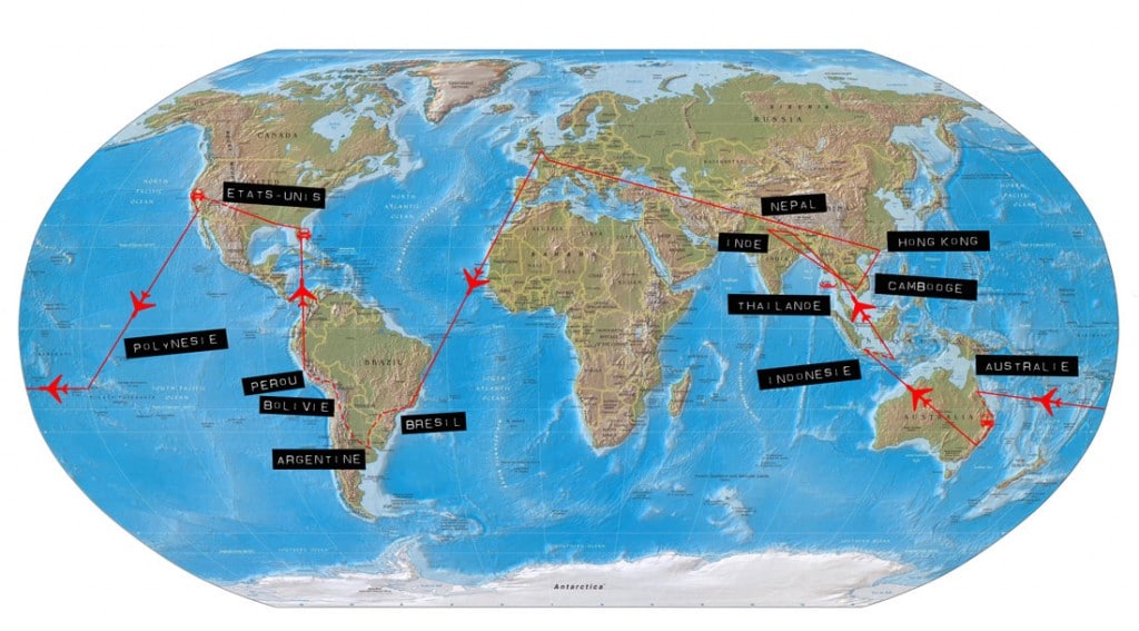 Itinéraire tout du monde