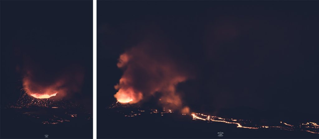 éruption volcan de la fournaise